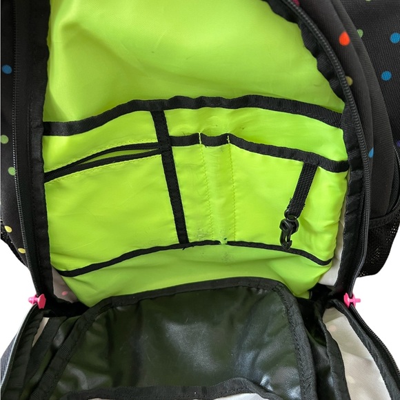 Adidas Black Colorful Polka Dot Backpack - Picture 7 of 15